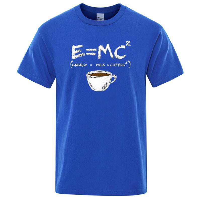 Buy EnergyMilk Coffee Printing Men's T-shirt - Stylish and Comfortable at Ravish Wear