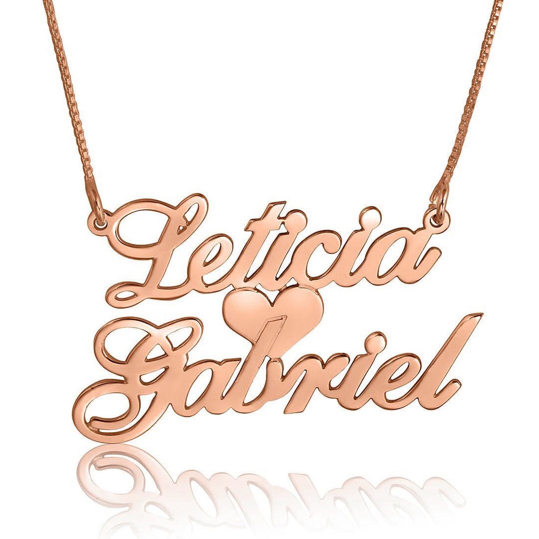 Buy Personalized Stainless Steel Cut Name Necklace