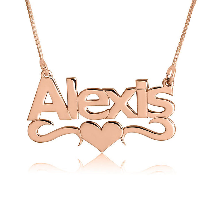 Personalized Stainless Steel Custom Cut Name Necklace Private Custom