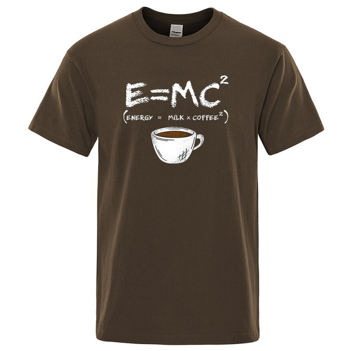 Buy EnergyMilk Coffee Printing Men's T-shirt - Stylish and Comfortable at Ravish Wear